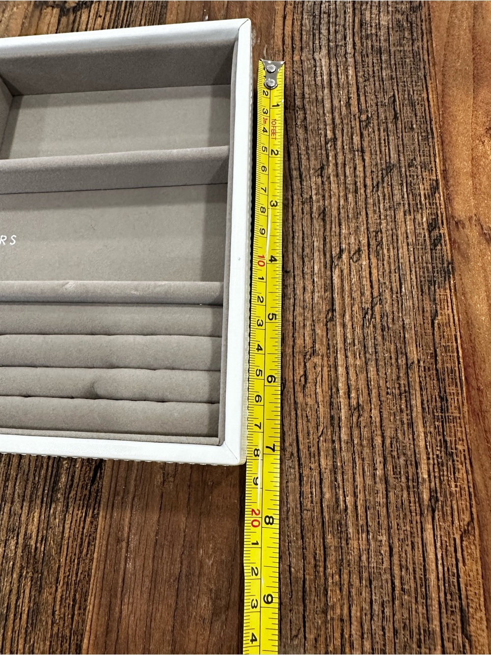 Stackers Gray Velvet Jewelry Organizer Tray - Picture 6 of 6